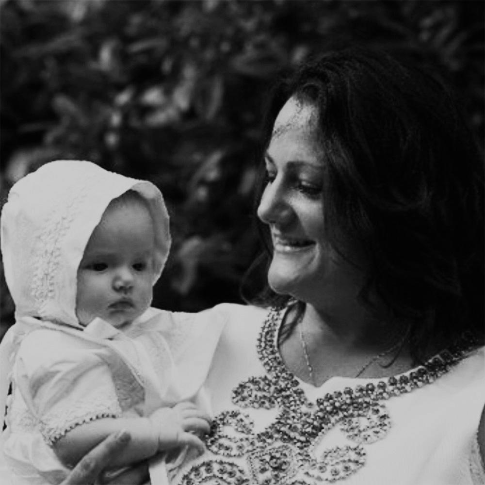 Iluska at a christening